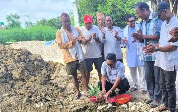 स्वर्गिय बैजनाथको सम्झनामा शहिद गेट बनाउँदै गाउँपालिका